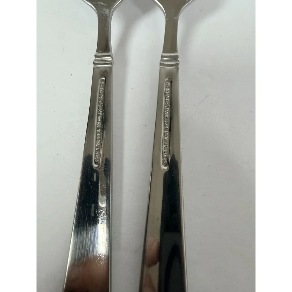 Reed & Barton Perspective Stainless Flatware Salad Fork Set Of 2 Replacements #3